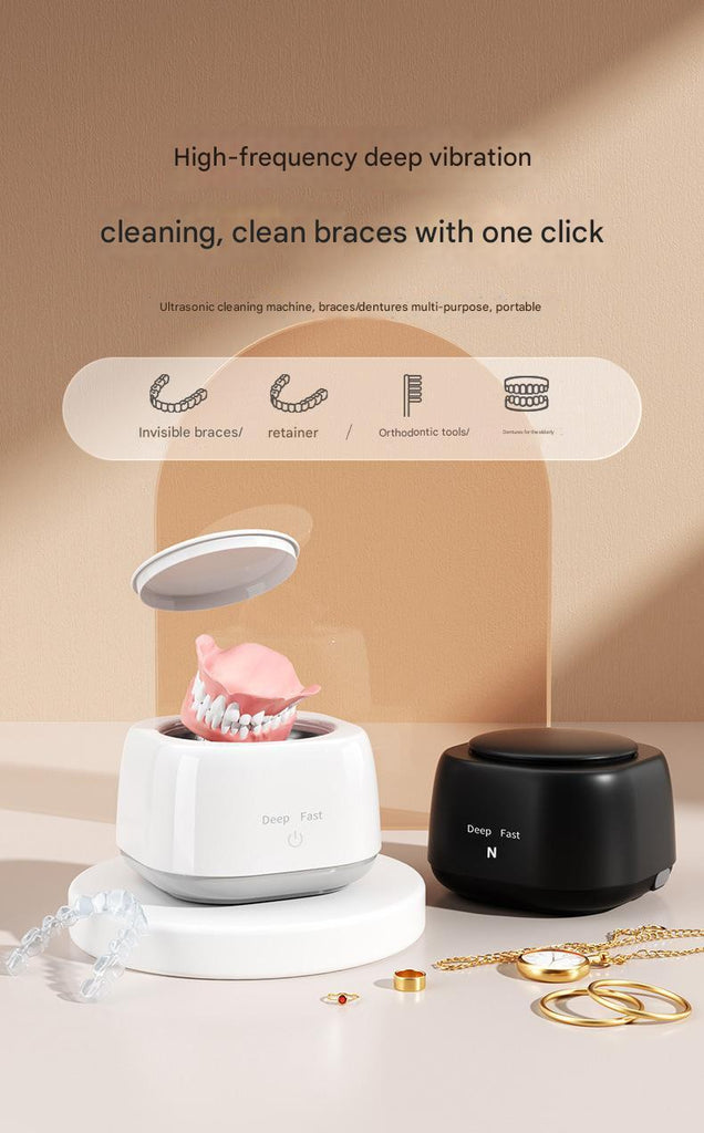 OEM Dental Ultrasonic Cleaning Machine with 250ml Stainless Household Dental Ultrasonic Cleaner for Dental Appliances