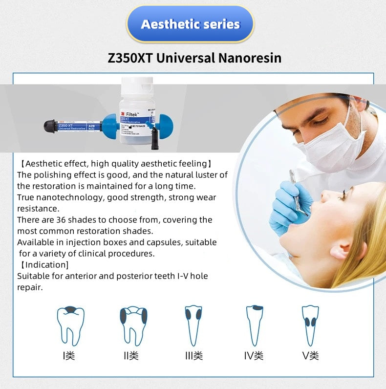 3 M Transbond 350XT Light Cure Adhesive Paste in Syringes Dental Orthodontic Composite Resin