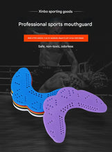 Load image into Gallery viewer, 100pcs Aero Medium Mouthguard, Purple Punch  1.6mm Thin Custom Molded Fit - Slim Design - Remoldable Up to 20 Times - for Team Sports - Non Toxic