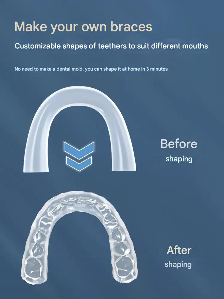 100pcs Night Grinding Braces Assisted Mouth Guard Food Grade EVA Anti-grinding Teeth Protectors