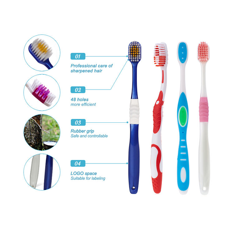 Adult Tooth brush Medium Soft Bristle Teeth brush Oral Cleaning Teeth Whitening Toothbrush