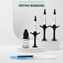 Load image into Gallery viewer, Dental Orthodontic Brackets Glue Bonding Self Cure Adhesive Paste Light-curing Resin Kit One Step Bonding 3 Syringe Kit