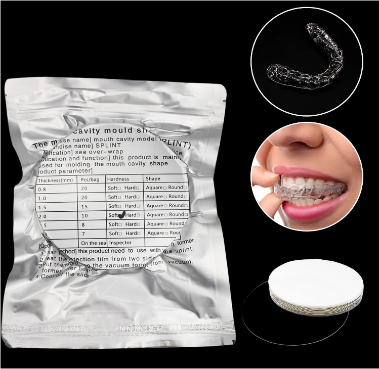 10pcs Dental Consumables Adult Orthodontic Invisible Aligners Material Sheet Vacuum Forming Aligners Material