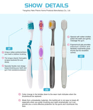 Load image into Gallery viewer, Adult Tooth brush Medium Soft Bristle Teeth brush Oral Cleaning Teeth Whitening Toothbrush