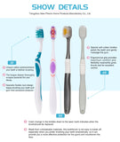 Adult Tooth brush Medium Soft Bristle Teeth brush Oral Cleaning Teeth Whitening Toothbrush