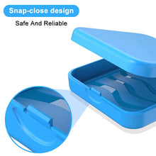 Load image into Gallery viewer, 100pcs Pretty Square Retainer Case Orthodontic Aligner Retainer Cases False Tooth Storage Box