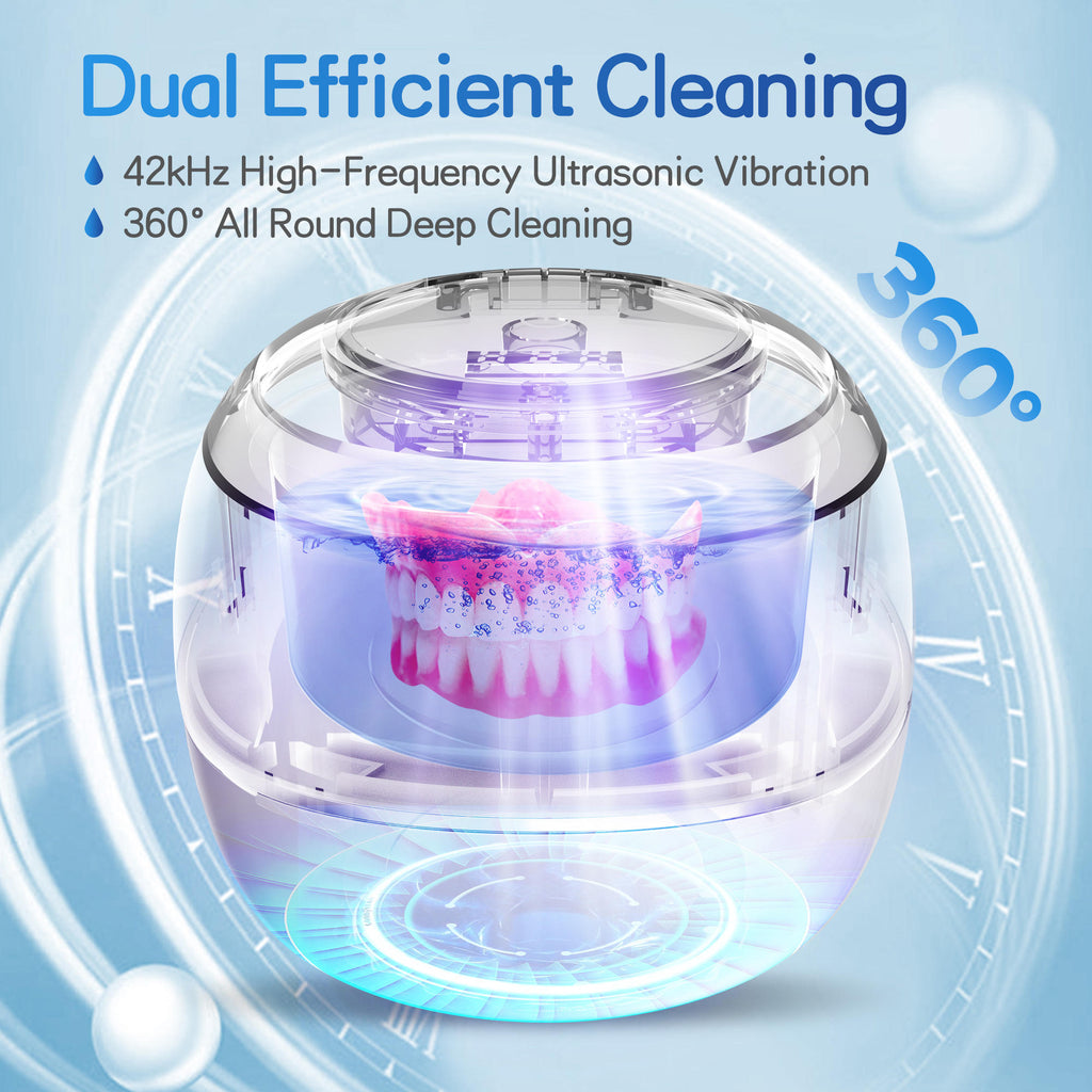 Sonic Ultrasonic Cleaner Dental Instruments Cleaner Ultrasonic Dental Cleaner Appliance Machine At Home Ultrasonic Teeth Cleaner