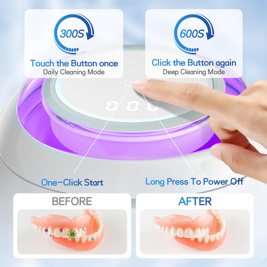 Sonic Ultrasonic Cleaner Dental Instruments Cleaner Ultrasonic Dental Cleaner Appliance Machine At Home Ultrasonic Teeth Cleaner