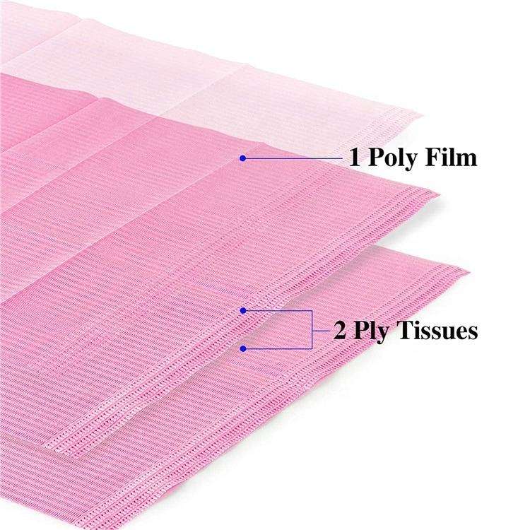 Dental material oral Surgical Consumables Waterproof Colorful Dental Bib