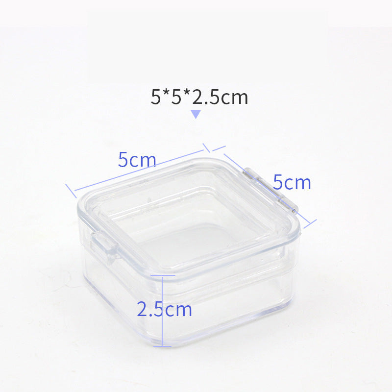 100pcs Dental Retainer Case Plastic Membrane Teeth Storage Box With Film