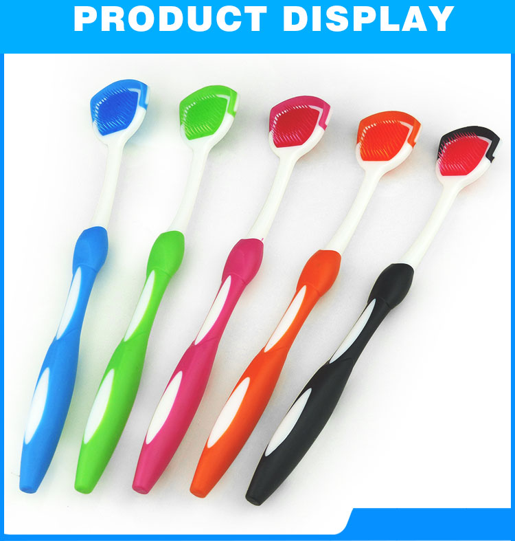 Wholesale Best Selling Colorful 2 In 1 Soft Silicon Bad Breath Off Tongue Cleaner Brush 5.0 (4 Reviews) 1028 sold Ready to Ship