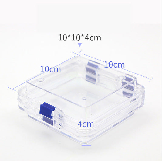 100pcs Dental Retainer Case Plastic Membrane Teeth Storage Box With Film