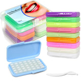 100boxes Braces Wax Dental Wax,Orthodontic Wax Strips, Braces Wax for Teeth, Ortho Wax for Braces, Tooth Wax, Mouth Wax, Oral Wax for Braces, Relief Wax for Braces Wearer Aligners Patients